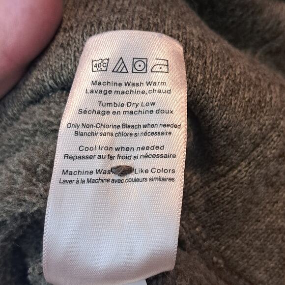 Merrell Delilah Fleece Hooded Sweater/Jacket Long Sleeve Small Olive Green - Picture 9 of 9